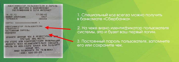 Идентификатор Сбербанк Онлайн - логин и пароль